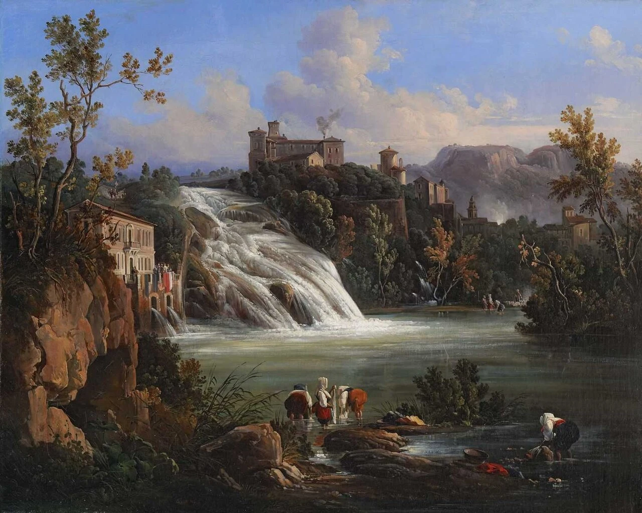 1795-Raffaele Carelli - Isola del Liri - Cascata del Valcatoio
